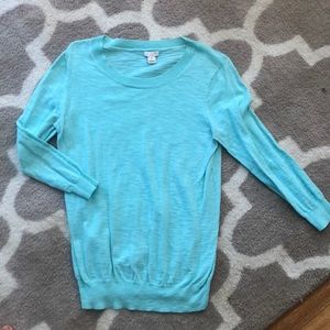 J. Crew 3/4 sleeve light sweater